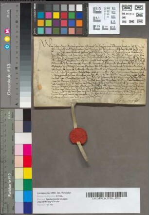 Lehnbrief vom Erbe Ramesberg [im Kirchspiel Schöppingen].