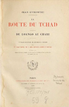 La route du Tchad : du Loango au Chari