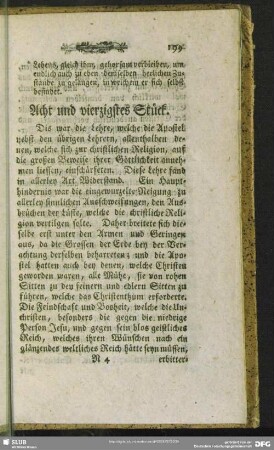 Acht und vierzigstes Stück