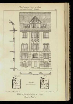 Wohn- & Geschäftshaus in Basel. Details zu Tafel 23.
