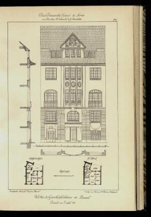 Wohn- & Geschäftshaus in Basel. Details zu Tafel 23.