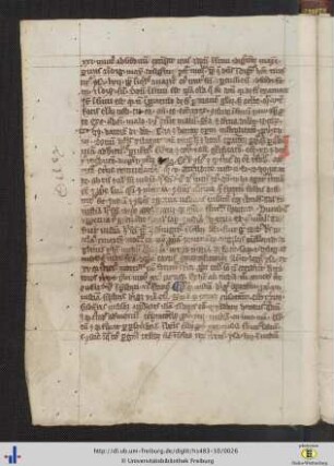 (9v linker Rand, vertikal) Provenienzvermerk, 16. Jh.: „Oeler“.