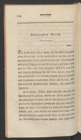 Achtzigster Brief