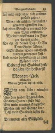 Morgen-Lied
