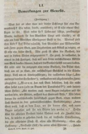 433-451 Bemerkungen zur Genesis : Fortsetzung