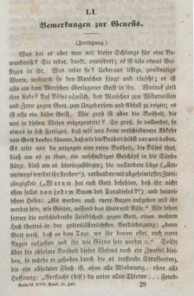 433-451 Bemerkungen zur Genesis : Fortsetzung