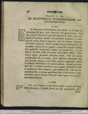 Caput III. De Statutorum Interpretatione Et Confirmatione