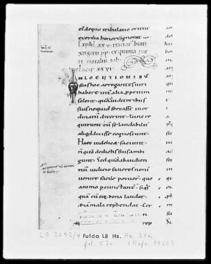 Gregorius Magnus, Moralia in Job, Liber 23-35 — Initiale I, Folio 57verso