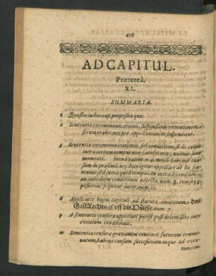 Ad Capitul. Praeterea. XL.