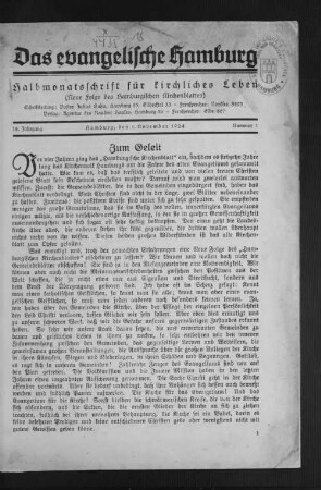 Zum Geleit
