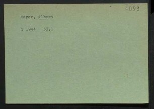 Meyer, Albert