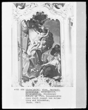 Kreuzabnahme (Teil eines Altars)