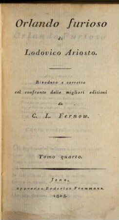Orlando furioso, 4. [Canto XXIX - XXXVIII]