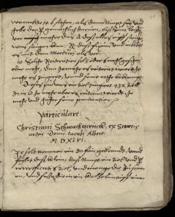 Christian Schmackenring: Particulare, dt.