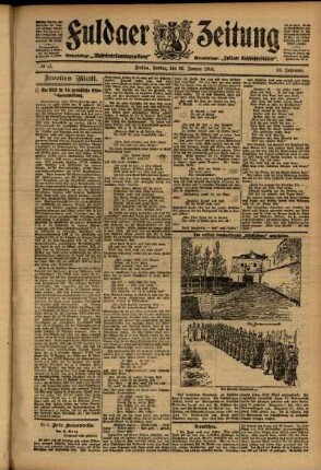 Zweite Ausgabe vom Freitag, den 26. Januar 1906.