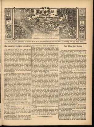 Ausgabe vom Sonntag, den 10. April 1910.