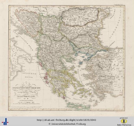 Des Osmanischen Reichs europäischer Theil, Griechenland.