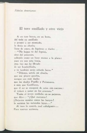 El toro ensillado y otro viejo
