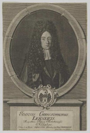 Bildnis des Joannes Christophorus Lehnerus