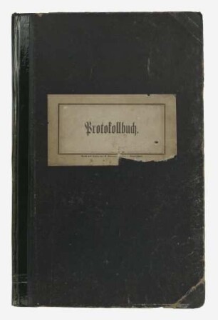 Protokollbuch der Katholischen Volksschule Herrensohr