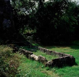 Korfu. Artemis-Tempel. Altar des Artemis-Tempels, 6. Jh. v. Chr