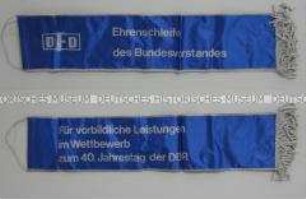 Fahnenschleife des Demokratischen Frauenbundes Deutschlands