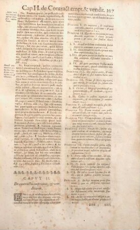Capvt II. De contractu emptionis, & venditionis.