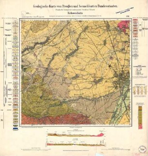 [5164] Schweidnitz, Geologische Karte von Preußen und benachbarten Bundesstaaten