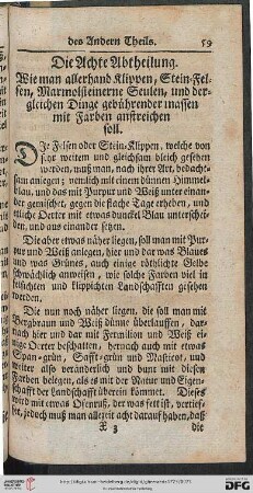 Die Achte Abtheilung