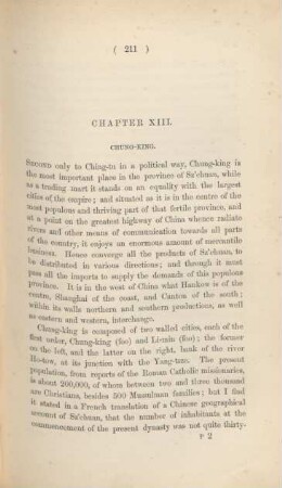 Chapter XIII. Chung-King
