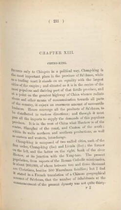Chapter XIII. Chung-King