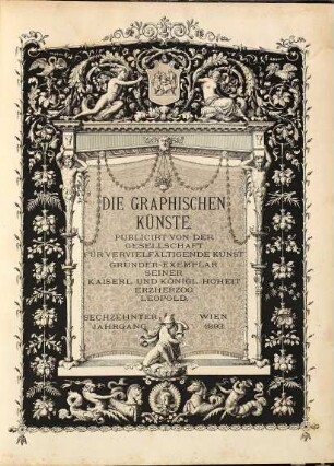 Die graphischen Künste. 16. 1893