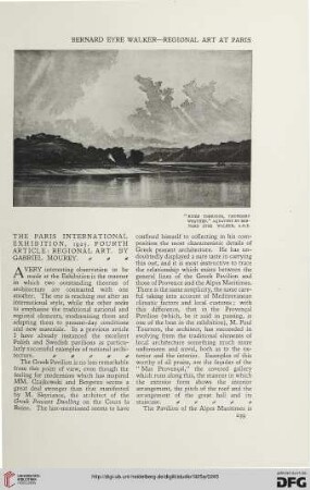 90: The Paris International Exhibition, 1925, [4] : Regional art