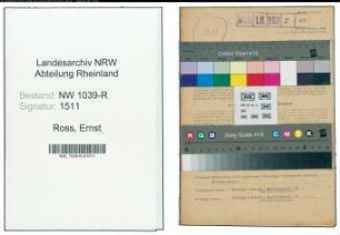 Entnazifizierung Ernst Ross , geb. 13.04.1906 (Geschaeftsfuehrer)