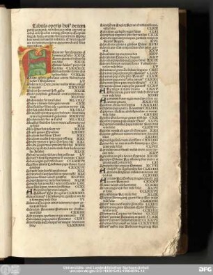 Tabula operis hui[us] de temporibus mundi, ut ...
