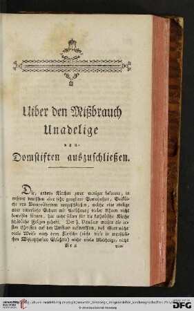 Zweyter Jahrgang. Fünftes Stück