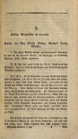Johann August Eberhards Versuch einer allgemeinen Synonymik in einem kritisch-philosophischen Wörterbuche der sinnverwandten Wörter der hochdeutschen Mundart, 5. L - R