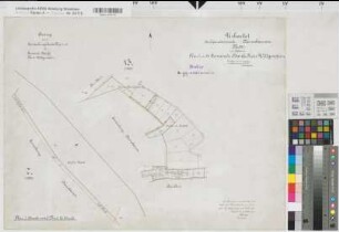 Bernshausen (Laasphe), Teilung der Feldmark Bernshausen, Urkarte 1 Banfe Flur 7;13