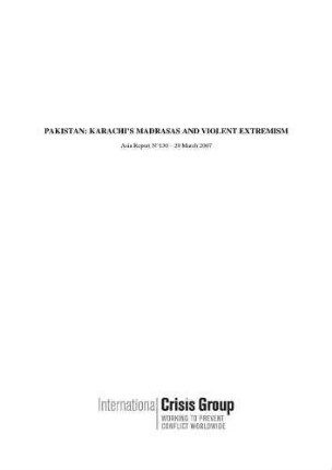 Pakistan: Karachi's Madrasas and violent extremism
