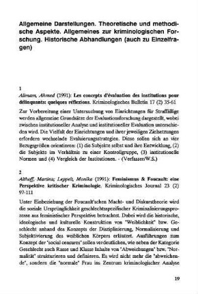 19-40, Allgemeine Darstellungen