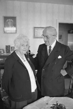 Diamanthochzeit der Eheleute Hermann und Elisabeth Sauer