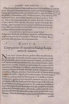 Caput X. Congregationes & monasteria Fuldensi Ecclesiae iuncta & adunata.