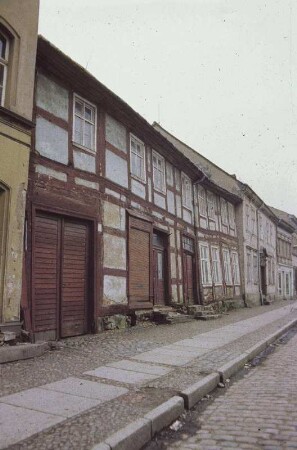 DDR. Fachwerkbauten einer Altstadt
