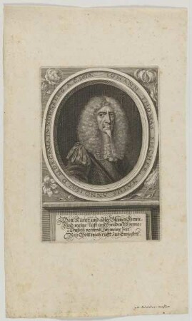 Bildnis des Iohann Thomas Fischer