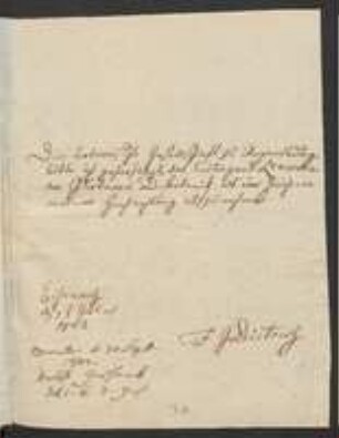 Brief von Friedrich Gottlieb Dietrich an Regensburgische Botanische Gesellschaft
