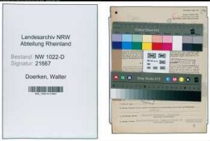 Entnazifizierung Walter Doerken , geb. 22.03.1882 (Fabrikant)