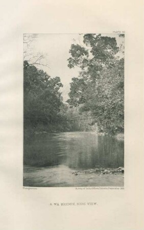 Plate VII. A Wa bridge, side view