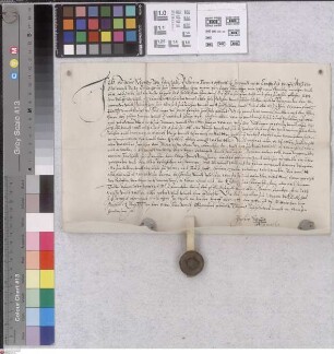 Eberstadt: Revers des Pfarrers Jodorus Schöffer