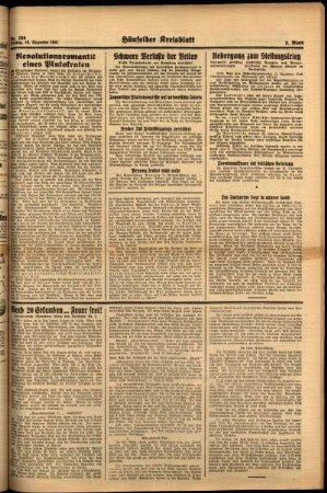 Zweite Ausgabe vom Freitag, den 19. Dezember 1941.