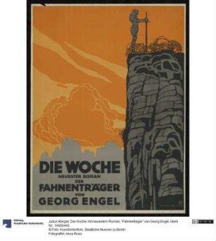 Die Woche mit neuestem Roman, "Fahnenträger" von Georg Engel